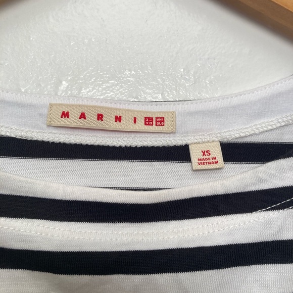 Marni x Uniqlo short sleeve stripe dress - Picture 3 of 4